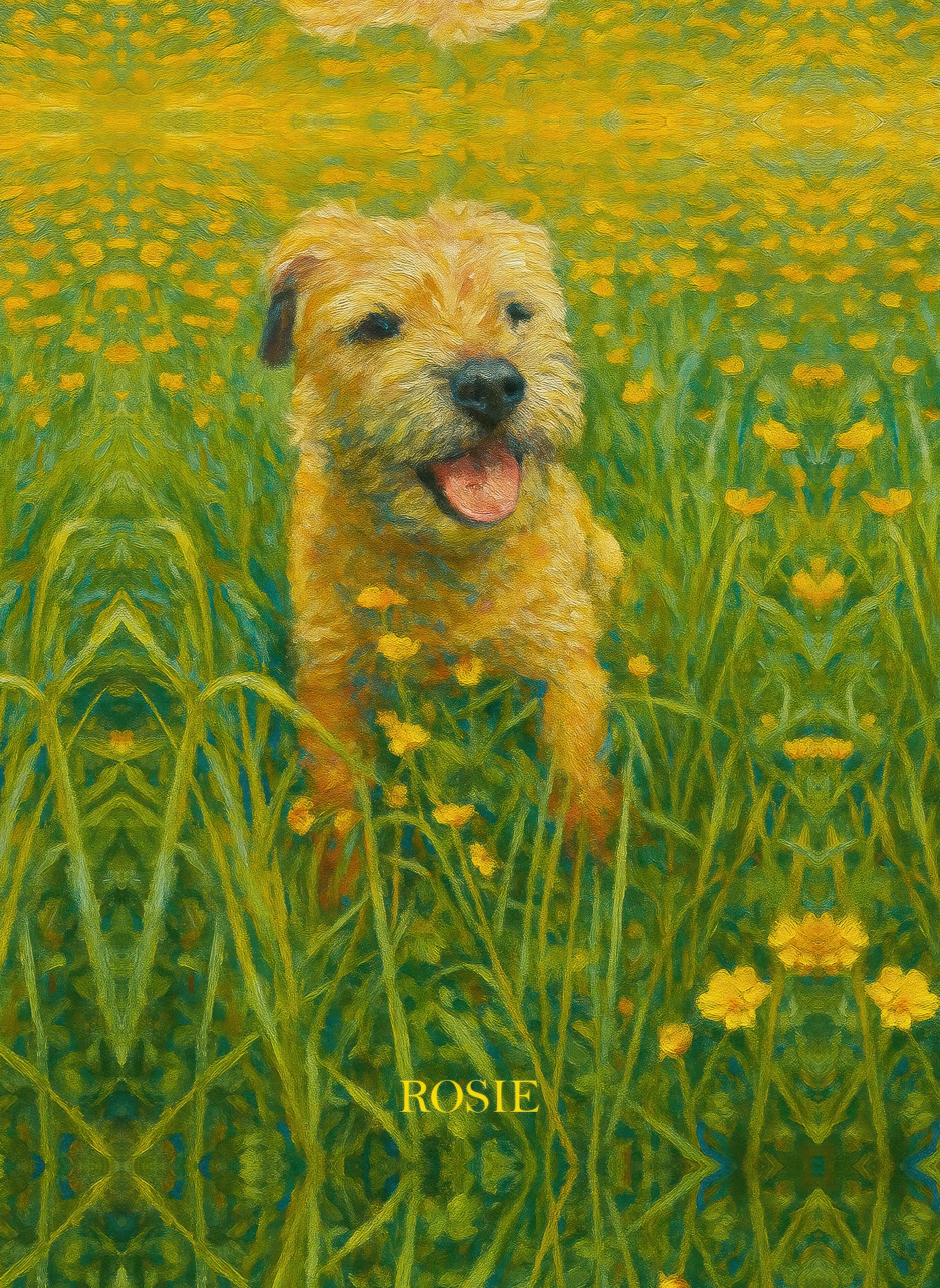 Rosie the Border Terrier Dog